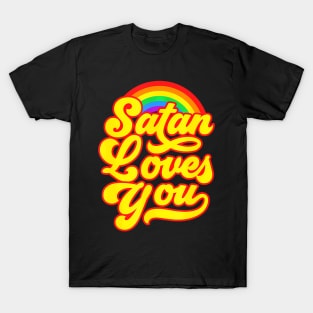 Satan Loves You Lgbt Gay Pride T-Shirt